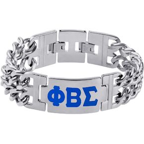 Bad Bananas BBGreek Phi Beta Sigma Official Vendor - Heavy Bracelet - Greek Letters - Sigmas - Fraternity Paraphernalia in Saudi Arabia