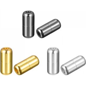 أربطة حذاء مرنة بدون رباط قفل معدنية كبسولات أبازيم أطراف موصل للأحذية الرياضية والأحذية الكاجوال - إكسسوارات أربطة حذاء بيضاوية مسطحة مرنة بدون أربطة مطاطية بيضاوية، فضي، مقاس واحد, فضي, One Size in Kuwait