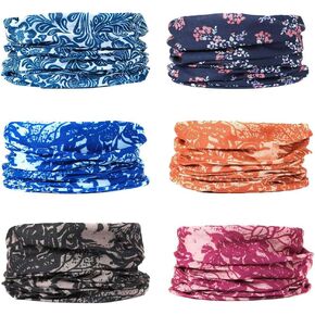 6 قطع من قناع الوجه الأنبوبي السحري العريض من إيزيا، مشد للرقبة وغطاء الرأس، وشاح رياضي، بوهو باندانا، بالاكلافا in Kuwait