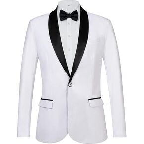 AIFARLD Blazer for Men Slim Fit Mens Blazer One Button Solid Color Jacket Blazer Suit for Business Casual in Saudi Arabia
