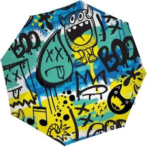 Portable Travel Umbrella - Mini Boy and Girl Umbrella,Strong Compact Umbrella for Wind and Rain, Automatic switch folding Perfect Car Umbrella
