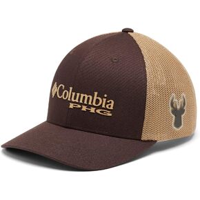 Columbia Unisex PHG Logo Mesh Ball Cap - High, Cordovan/Deer, Large/X-Large