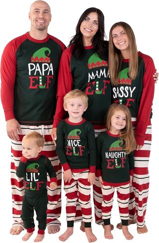 Lazy One Lights Out Matching Family Christmas Pajamas, Matching Christmas PJs For Family, Adult, Teen, Kid, and Baby Pajamas in Saudi Arabia