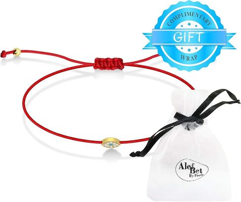 أساور ألف بيت من باولا بسلسلة حمراء من أساور حماية القدر مع عين الشر المتلألئة للحظ والبركات، تصميم للجنسين in Kuwait