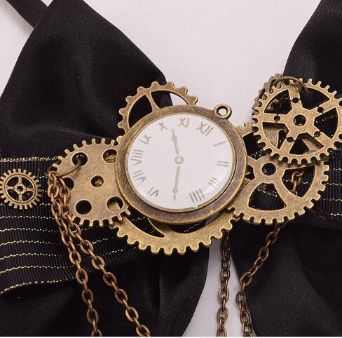 BLESSUME Steampunk ربطة عنق على الطراز القوطي ربطة عنق كلاسيكية عتيقة in Kuwait