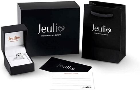 Jeulia 2.55ct Skull Engagement Ring Sets Sterling Silver Heart Cut Red Diamond Ruby Rings Cubic Zirconia Wedding Promise Anniversary Romantic Jewelry for Women Grils Bridal with Gift Box in Saudi Arabia
