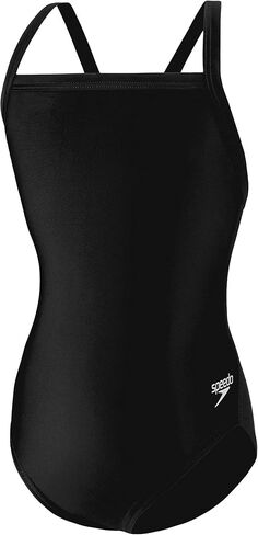 Speedo Girl's Swimsuit One Piece PowerFlex Flyback Solid Youth Team Colors in Saudi Arabia
