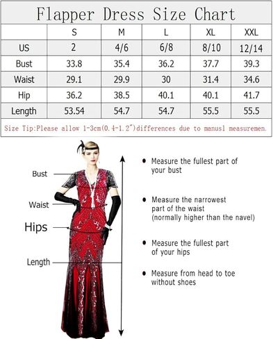 Women Short Sleeve Evening Maxi Long Dress 1920s Sequin Mermaid Hem Wedding Prom Gown Costume w/ 20s Gatsby Accessories Set in Kuwait