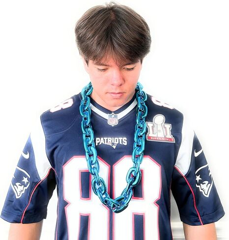 سلاسل كبيرة - قلادة مقاس 32 بوصة - لعشاق الرياضة وكرة القدم وأزياء الهالوين ومغني الراب in Kuwait