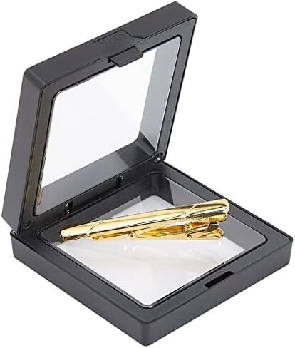 14K Gold Plated Tie Clip Square Edges Tie Tack Suitable for Business Man Wedding Gift in Saudi Arabia