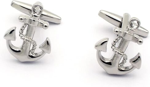Anchor Fishing Navy Sailor Boat Sea Tie Clip and Cufflinks Set in Saudi Arabia