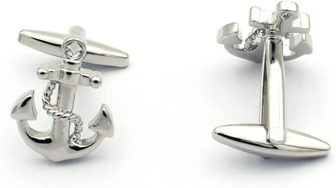 Anchor Fishing Navy Sailor Boat Sea Tie Clip and Cufflinks Set in Saudi Arabia
