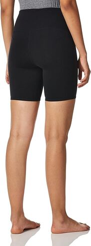 Alo Yoga Women's High Waist Biker Shorts, Black, L in Kuwait