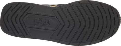 BOSS Men's Leather Low Profile Run Inspired Sneaker in Kuwait