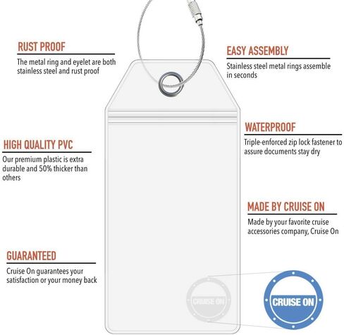Cruise Power Strip & Carnival Luggage Tag Holders - Cruise Essentials Kit in Saudi Arabia