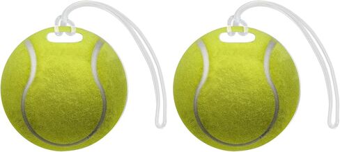 علامة حقيبة التنس، علامة حقيبة كرة التنس، هدايا معدات التنس، مضرب التنس، علامة حقيبة هدية، 2-حزمة من الألومنيوم، علامات الأمتعة الدائرية in Kuwait