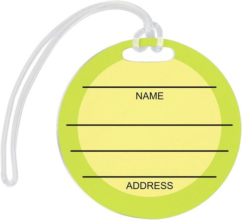 علامة حقيبة التنس، علامة حقيبة كرة التنس، هدايا معدات التنس، مضرب التنس، علامة حقيبة هدية، 2-حزمة من الألومنيوم، علامات الأمتعة الدائرية in Kuwait