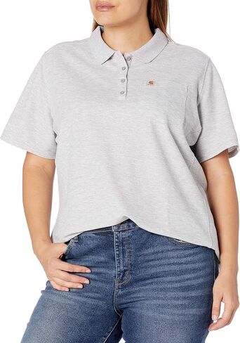 Carhartt Women's Relaxed Fit Midweight Short-Sleeve Pocket Polo in Saudi Arabia
