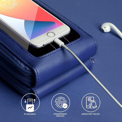 Crossbody Cellphone Purse Women Touch Screen Bag RFID Blocking Wallet Handbag Shoulder Strap in Kuwait