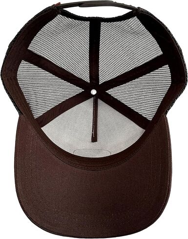 Shell Cork Trucker Hat Unisex Adjustable Cap with Polyester Mesh Back​ Brown in Kuwait