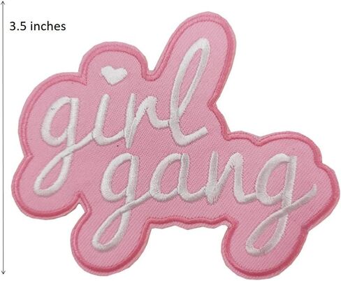 Cute-Patch Girl Gang High Maintenance Embroidered Iron on Patch in Saudi Arabia