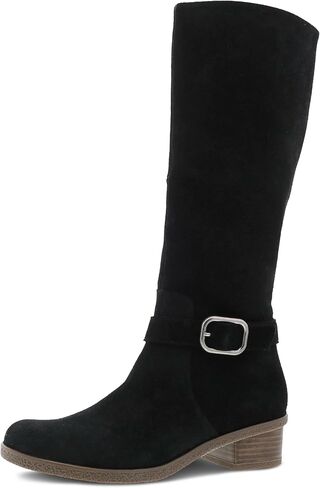 Dansko Dalinda Women's Super Stylish Tall Shaft Boot - Waterproof Leather and Construction with Rubber Outsole and Leather Stacked Heel for Long-Lasting Style in any Weather in Saudi Arabia