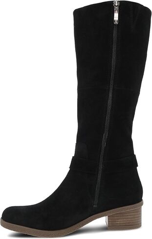 Dansko Dalinda Women's Super Stylish Tall Shaft Boot - Waterproof Leather and Construction with Rubber Outsole and Leather Stacked Heel for Long-Lasting Style in any Weather in Saudi Arabia