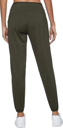 Rrosseyz Women Lightweight Joggers Pants with Pockets, Quick Dry Athletic Workout Soft Pant for Gym Running in Kuwait