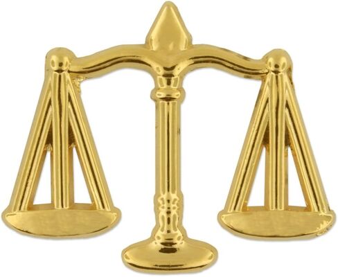 PinMart Justice Lawyer Lapel Pin in Saudi Arabia