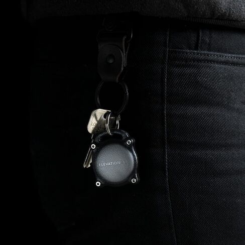 Elevation Lab TagVault Ghost - حافظة سلسلة المفاتيح AirTag المقاومة للماء مع حلقة مفاتيح من التيتانيوم | سلسلة جوست (4 عبوات) in Kuwait