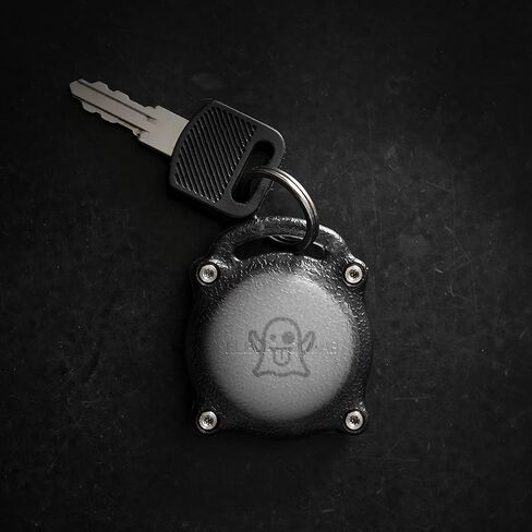 Elevation Lab TagVault Ghost - حافظة سلسلة المفاتيح AirTag المقاومة للماء مع حلقة مفاتيح من التيتانيوم | سلسلة جوست (4 عبوات) in Kuwait