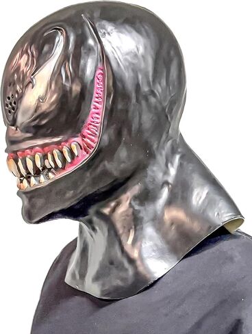 CHAALLTHION TOYS Venom Mask أقنعة اللاتكس التنكرية لقناع الهالوين in Kuwait