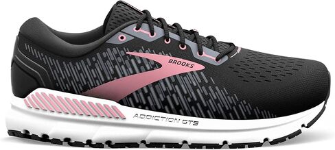 Brooks Women's Addiction GTS 15 Supportive Running Shoe - Black/Ebony/Mauvewood - 7 Medium in Saudi Arabia