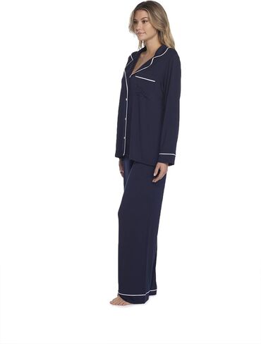 Barefoot Dreams LUXE MILK JERSEY PIPED PAJAMA in Saudi Arabia