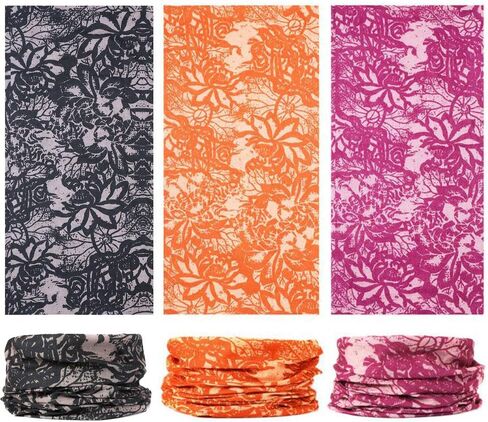 6 قطع من قناع الوجه الأنبوبي السحري العريض من إيزيا، مشد للرقبة وغطاء الرأس، وشاح رياضي، بوهو باندانا، بالاكلافا in Kuwait