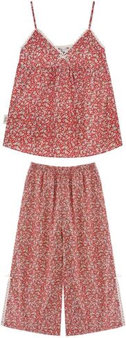 ULLALA Pajamas for women Flaming Sleeveless Two piece Red in Kuwait