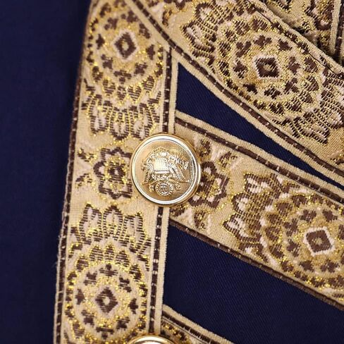 سترة كوسبلاي دي للرجال من القرن الثامن عشر، زي عسكري استعماري، من القرون الوسطى ريجنسي in Saudi Arabia