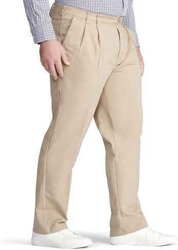 IZOD Men's Big and Tall Performance Stretch Pleated Pant in Saudi Arabia
