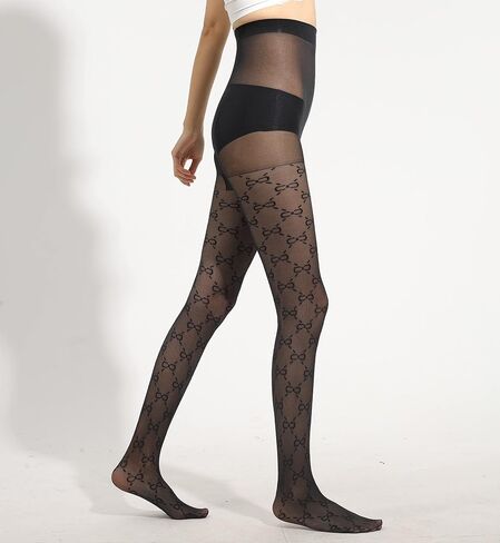 Sahabowi Women's Sheer Tights, High Waist Pantyhose, Vintage Control Top Stockings,Shaping Pantyhose Slimming Butt Lifting in Kuwait