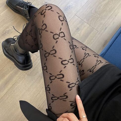 Sahabowi Women's Sheer Tights, High Waist Pantyhose, Vintage Control Top Stockings,Shaping Pantyhose Slimming Butt Lifting in Kuwait