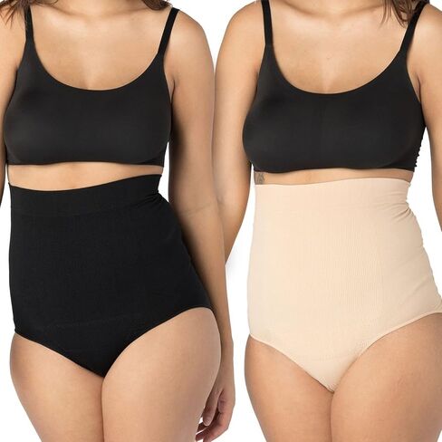 ملابس داخلية Upspring C-Panty C-Section الملابس الداخلية مع لوحة سيليكون للعناية بالشقوق، عالية الخصر، 2-Pack in Kuwait