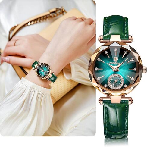 NN BEN NEVIS Watch, Watches for Women with Elegant Leather Strap, Fashion Analog Creative Diamond Dial Wrist Watch, Jewelry Gift for Wedding Anniversary Birthday in Saudi Arabia