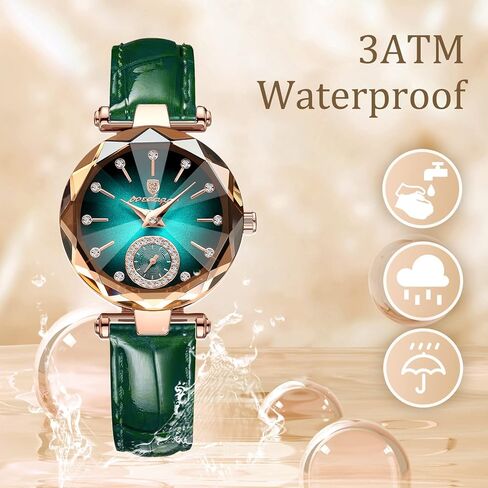 NN BEN NEVIS Watch, Watches for Women with Elegant Leather Strap, Fashion Analog Creative Diamond Dial Wrist Watch, Jewelry Gift for Wedding Anniversary Birthday in Saudi Arabia