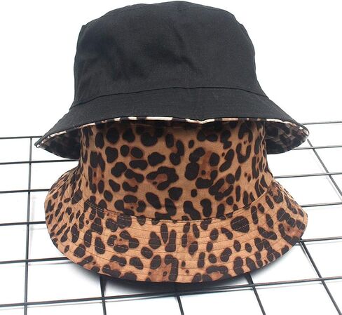 Joylife Animal Print Bucket Hat Novelty Pattern Sun Hats Reversible Packable Fishing Cap for Women, Men in Saudi Arabia