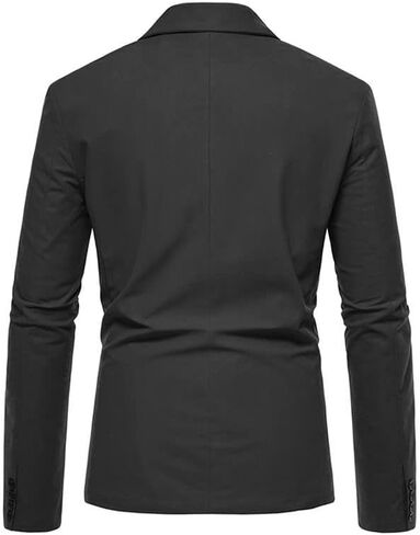 سترة رجالي مخملية بزر واحد بياقة مدببة وسترة كاجوال بقصة ضيقة in Kuwait