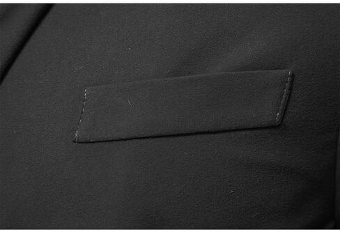 سترة رجالي مخملية بزر واحد بياقة مدببة وسترة كاجوال بقصة ضيقة in Kuwait