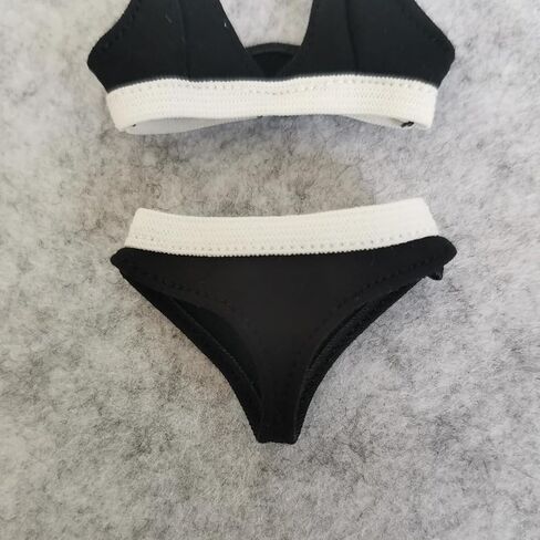 حمالة صدر بيكيني للسيدات مقاس 1/6 من SSbeauty M + ملابس داخلية لملابس الدمى النسائية مقاس 12 بوصة (أسود) in Kuwait