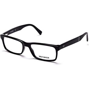 Harley Davidson Eyewear HD0774 Eyeglass Frames - Shiny Black Frame, Shiny Black HD077454001 in Saudi Arabia