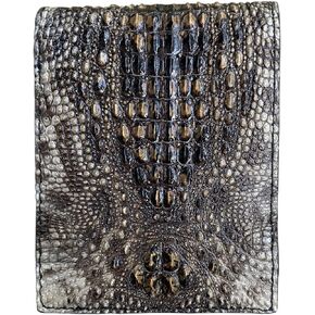 Genuine Original Crocodile Alligator Leather Skin Bifold Wallet for Men in Saudi Arabia