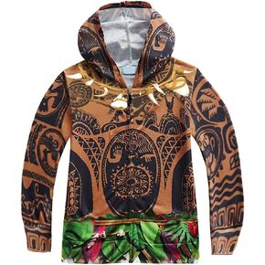 Dressy Daisy Boys' Ocean Adventure Hoodies Zipper Hooded Jacket Thin Outerwear in Saudi Arabia